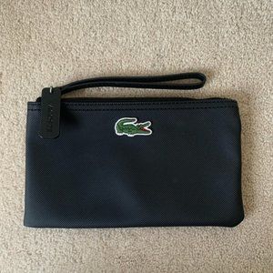 Black Lacoste Wristlet
